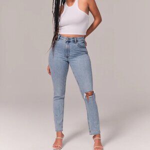 EUC Women's ABERCROMBIE &‎ FITCH The Skinny High Rise Jean | Size 4R/27